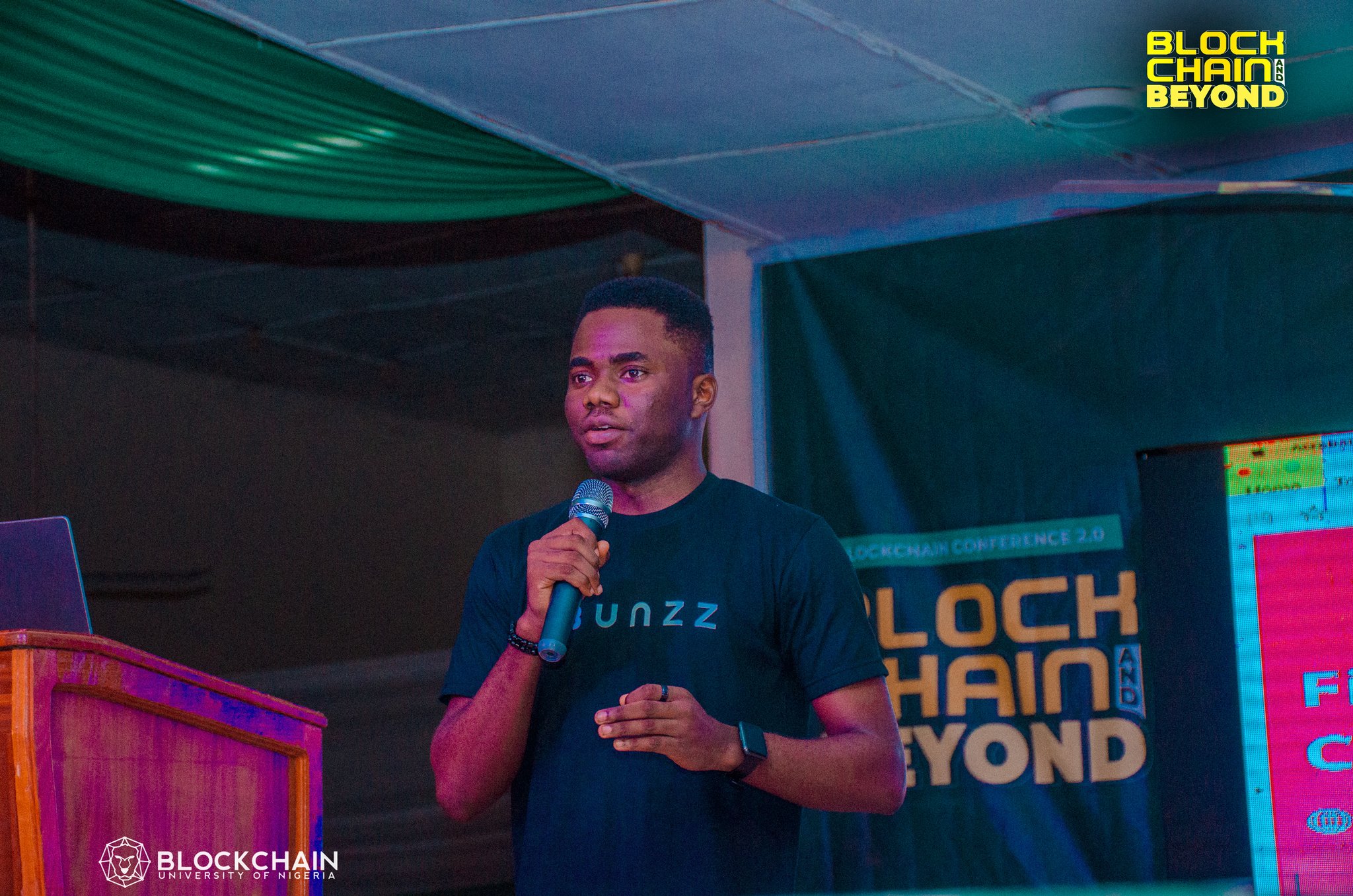 Event photo — Trust Onyekwere speaking